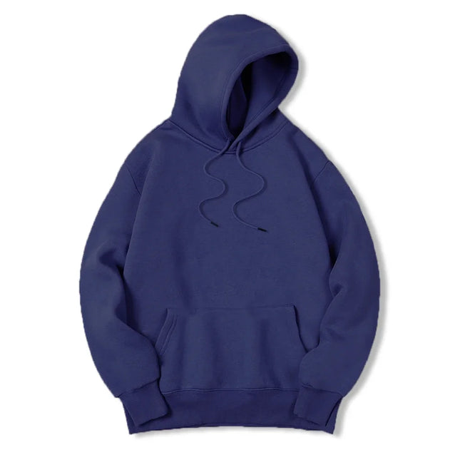 Men's solid-color hooded sweater a loose and breathable brand hooded fashion streetwear for men