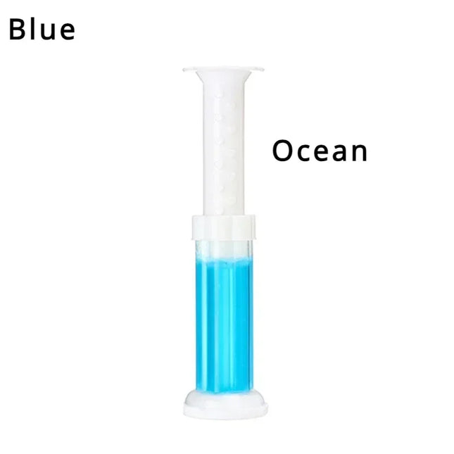 1PC Toilet Cleaner Gel Fresh Flower Toilet Gel Stamp Stops Limescale and Stains with Air Freshening Scent Deodorizing Clean