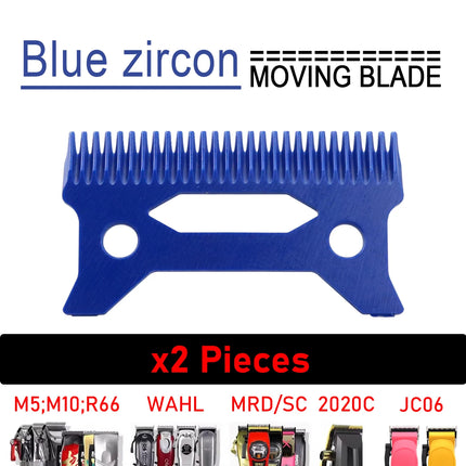 ROSYOUS Replacement Moving Blade Zircon Long Teeth Clipper Accessories forX01 JC06 8148 V003 R66 M10 Madeshow Wmark Kulilang VGR
