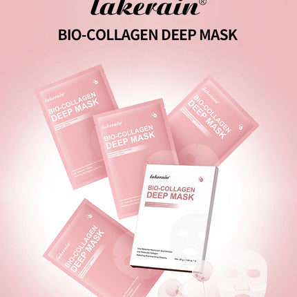 4pcs Collagen Deep Face Mask Hydrating Overnight Moisturizing Face Mask Pore Minimizing Plumping Travel Essentials Beauty Skinca