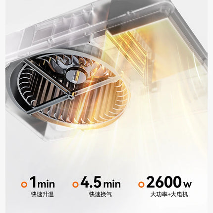 Aopu AI constant temperature warm Yuba lighting exhaust fan integrated bathroom integrated ceiling air heating E05Y
