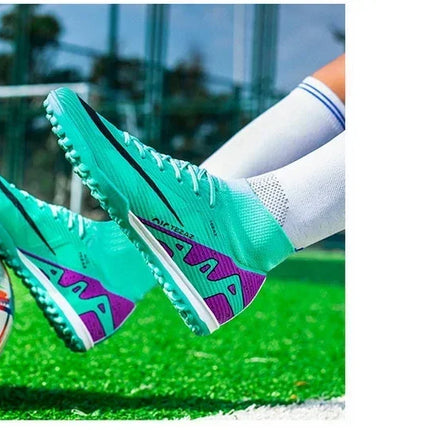 Men Football Shoes TF/FG Society Cleats Indoor Soccer Shoes Professional Football Field Boots Fast Unisex Sneaker Top Quality