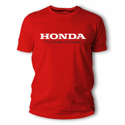 Honda Men's and Women's T-shirt Summer Y2k Tee Honda Racing Car High-end Short-sleeved Spring and Autumn Motorcycle Cycling Top