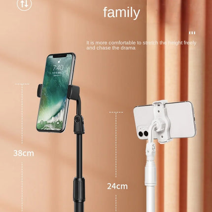 Liftable Mobile Dual Card Slot  Phone Holder Strong Bearing Capacity Desk Bracket Multi-function Video Chases Drama Artifact