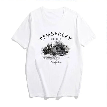 Pride and Prejudice T-Shirt Jane Austen Gift Pemberley Light Academia Shirt Literature Literary Books Shirt Bookish Reading