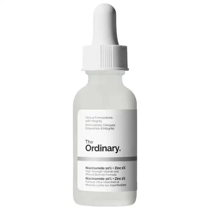 Niacinamide 10% + Zinc 1% Serum 30ml Control Oil Remove Acne and Brighten Oily Skin Gentle Exfoliating Closed-mouth Essence