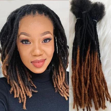 Peruvian Kinky Straight Human Hair Dreadlocks Loc Extensions Wholesale Crochet Braids Remy Hair Extensions 10 20 40 60 Strands