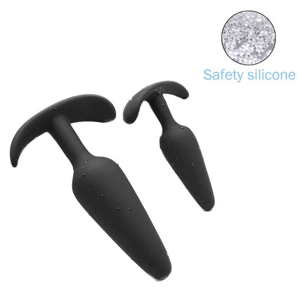 S/M/L 3 Sizes Anal Plug Soft Silicone T-Shaped Anal Plug Butt Plug Adult Sex Toys for Men Women Gay Prostate Massager Dildo