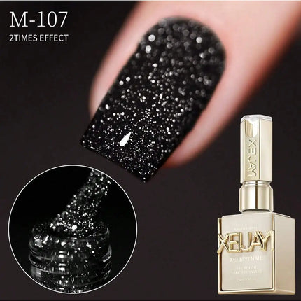 15ml Broken Diamond Halloween Christmas Nails Gel Nail Polish Adhesive Burst Flash Maillard Broken Diamond Adhesive