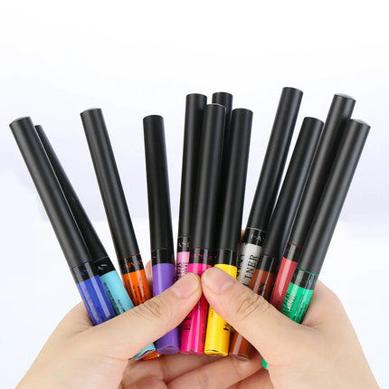 Waterproof Matte Liquid Eyeliner Long Lasting Quick Dry Non Smudging UV Luminous Gel Makeup for Smokey Eyes