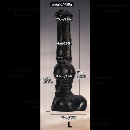 Three Sizes Oversized Long Horse Leg Shaped  Animal Simulated PVC Dildos Big Soft Monster Fisting Dick Anal Plugs Adult Sex Toys