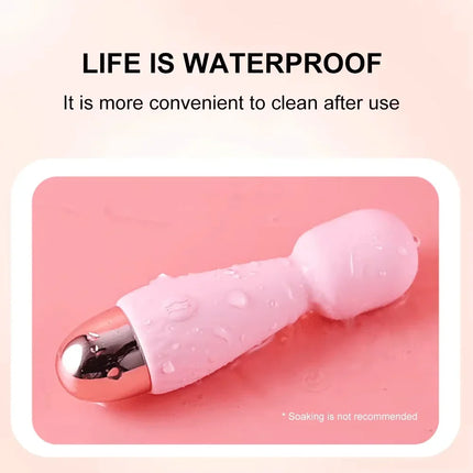 10 Speed Mini Wand Vibrator USB Charger G Spot Clitoris Stimulator Anal Dildo AV Massager Female Masturbator Sex Toys for Women