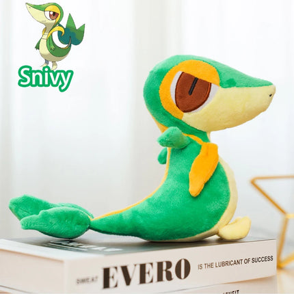 Pokemon Snivy Tepig Oshawott PlushToy First Partner Pokémon Unova Region Anime Plush Doll Birthday Gift for Boys and Girls