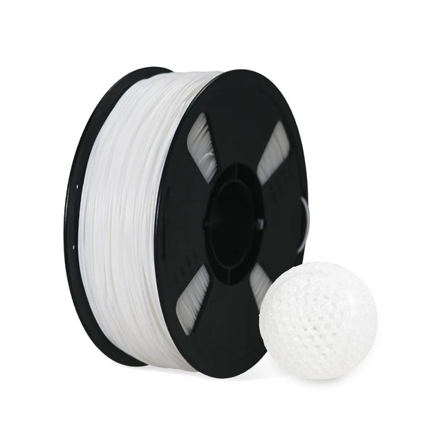 PEBA filament 1.75mm for shoe midsole,super elastic 3D printing material with high energy return,more flexible1kg spool (2.2lbs)