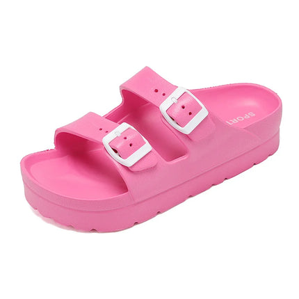 KIDMI Womens Platform Sandals with Arch Support Women Sandals Outdoor Light Beach Sandal Woman Comfort Ultra Cushion EVA Slides