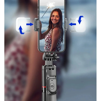 67in F16 Bluetooth Selfie Stick Tripod - Wireless Extendable Phone Holder with 1/4" Screw for Smartphone/Camera/Vlog