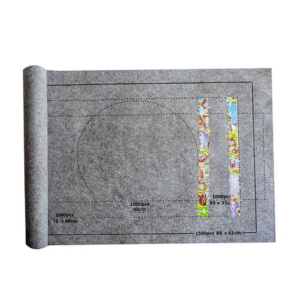 Puzzles Pad Jigsaw Roll Felt Mat Playmat Puzzles Blanket For Up To 1500 Pcs Puzzle Accessories New Portable Travel Storage Bag
