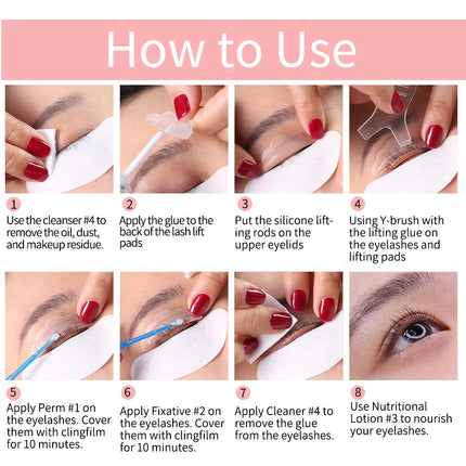 ICONSIGN Lash Lift Kit Lifting Eyelash Eyelash Enhancer Eyelash Lifting Kit Lash Perm Eye Makeup
