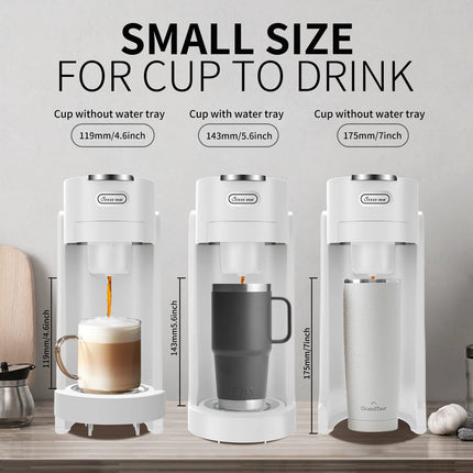 Commercial Capsule Coffee Machine Portable Mini Espresso Machine Desk Mini Coffee Maker Energy Saving Mode Quiet office coffee
