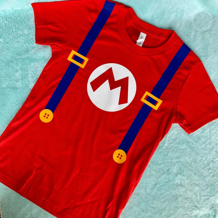 Child Game Super Mario Bros T Shirt Kids Boy Cartoon Clothes Tops Tees Boys T-shirt Luigi Mario T-shirts Children's Short Sleeve