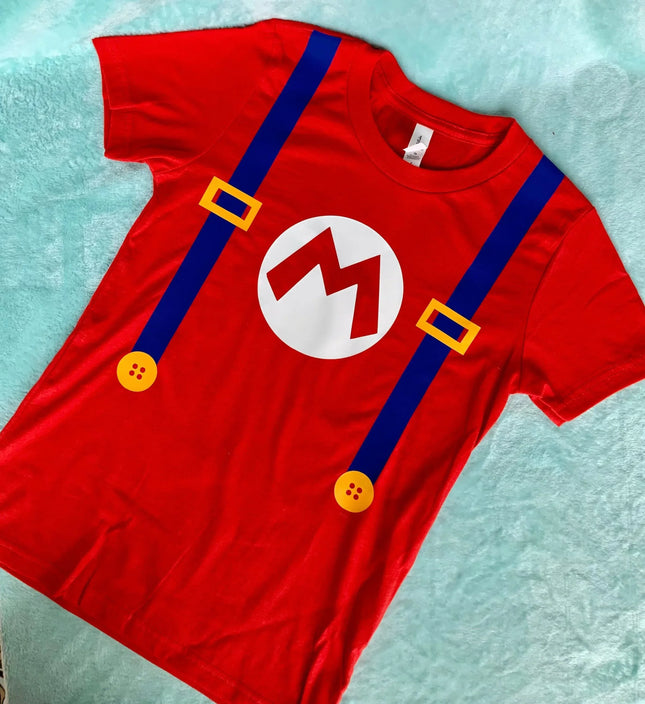 Child Game Super Mario Bros T-Shirt Kids Boy Cartoon Clothes Tops Tees Boys T-shirt Luigi Mario T-shirts Children's Short Sleeve