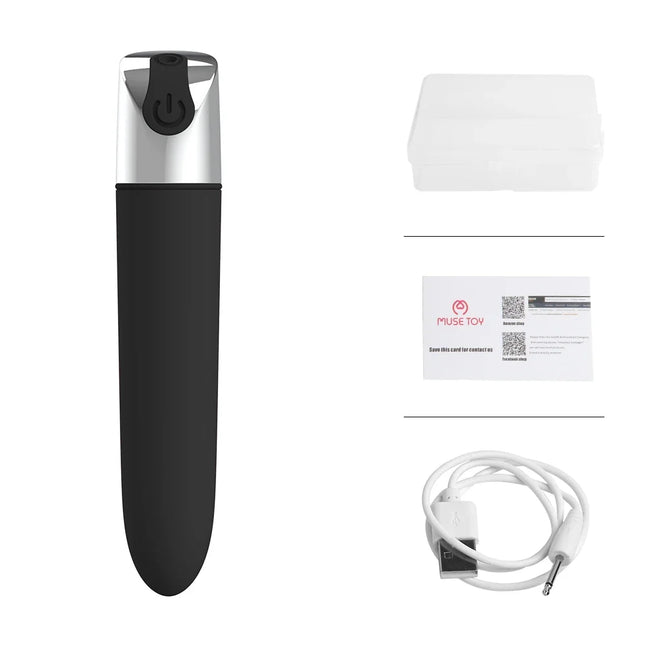 Powerful G-Spot Mini Bullet Vibrator Vagina Clitoris Stimulator Dildo Rechargeable Masturbator Adult Sex Toy for Women