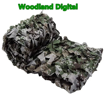Premium Camouflage Netting for Camping Shade and Concealment Woodland Camouflage Party Decoration Halloween