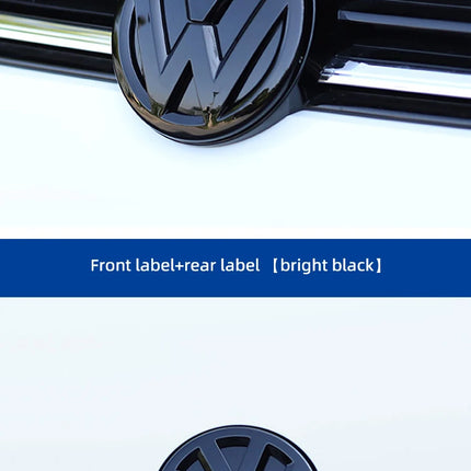 2pcs Emblem Front Grille Rear Trunk Sticker Badge Decals For VW Polo Golf MK6 MK7 MK8 Passat B6 B7 B8 Tiguan CC T-ROC Arteon