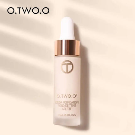 Natural Finish Liquid Foundation Full Coverage Makeup Base Oil Free BB Cream Long Lasting Face Concealer Cosmetics