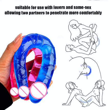 Double head Dildos Mini Double Penetration Insertables Dildo Lesbian Butt Plug Strapon Lesbian Intimate Goods Sex Toys