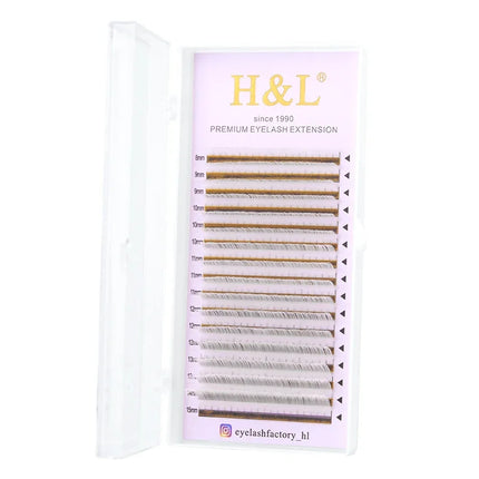 Color Lashes Violet Blue Brown Green Red White Pink Yellow Eyelash Extensions Individual Colored Eyelashes False Mink Eyelashes