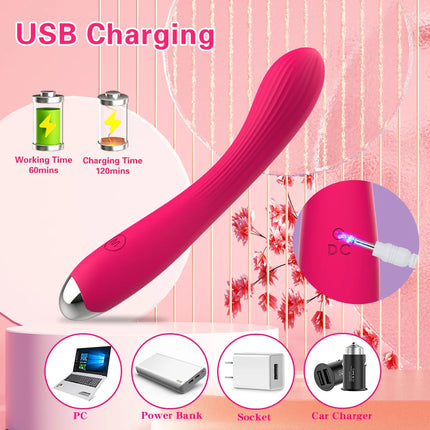Powerful G Spot Rabbit Vibrator for Women Nipple Clitoris Stimulator Dildo Massager Adults Masturbator Female Sex Toy for Adults