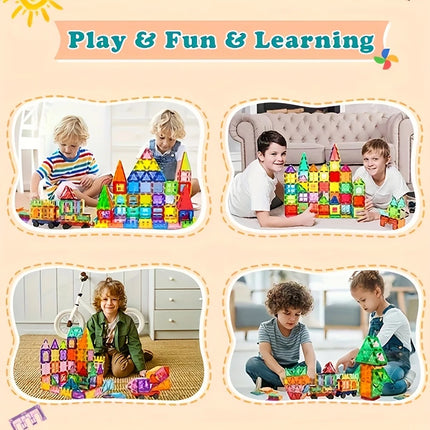 Magnetic Building Blocks Magnetic Force Plate Children's Toys, Creative Toys Architect, Handheld Children's Gifts