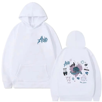Ado World Tour 2026 Hibana Printed Hoodie Men Women Clothing Fashion Japanese Style Pullover Man Unisex Long-sleeved Sweatshirt