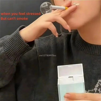 Simulated Toy Bubble Cigarette Box Creative and Funny Adult Decompression Cigarette Bubble Prank Abstract