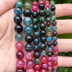 tourmaline agate / 10mm 36 to 37pcs