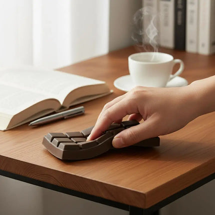 Simulated Chocolate Squishy Slow Rising Squeeze Toy Simulation Food Slow Rebound Chocolate Stress Release Desktop Ornament