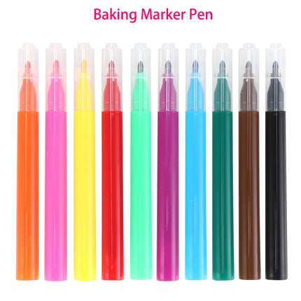 10 Colors Marker Pen for Baking Tools