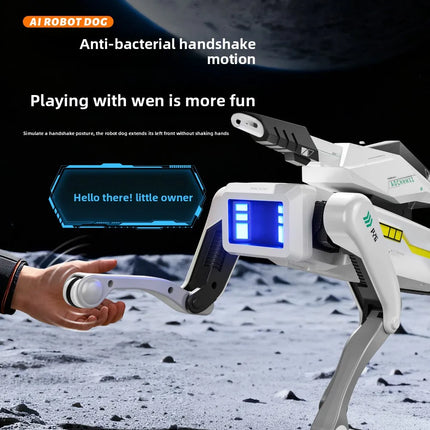 Intelligent AI remote control machine dog voice dialogue APP remote control programming singing and dancing children's toys