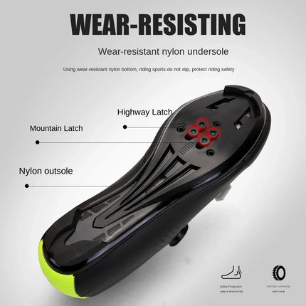 Professional Sneakers Men Ultralight  Cycling Shoes SPD Luminous Road Bike Shoes Self-Locking Bicycle  Cleat Shoes