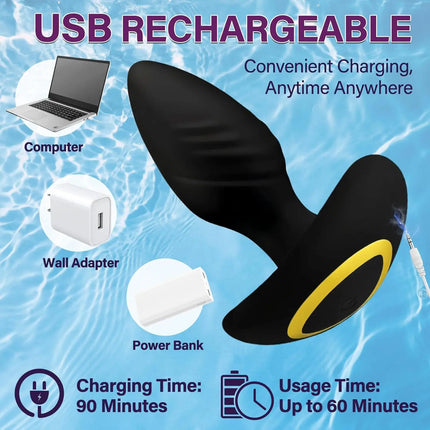 Anal Plug Vibrator App Control Massager Anal Toy Butt Plug Stimulator Masturbation Tools For Men And Women 18