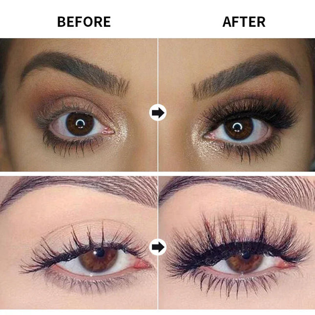 Waterproof Anti-sweat Mascara Lengthens Eyelashes Extension Black Thick Eye Lashes Makeup Cosmetic Makeup Brushes Eye