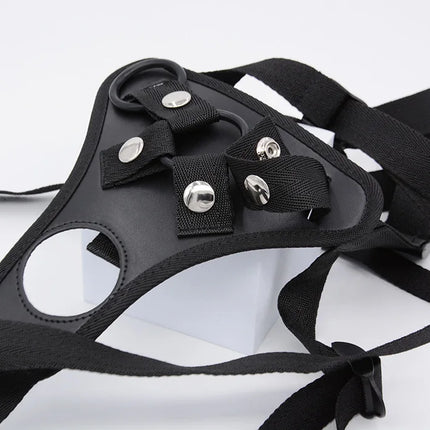 Men's Strap-on Realistic Dildo Pants for Men, Double Dildos with Rings, Man Strapon Harness Belt, Adult Games, Adult Sex Toys