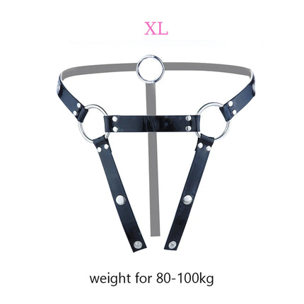 FRKO PU Leather Chastity Belt For Metal Penis Lock Cage Auxiliary Harness Belt Underwear Chastity Accessories BDSM Men Sex Toys