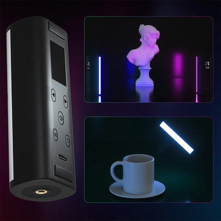 Magnetic Handheld Light Wand Full RGB Mini LED Video Light Stick Camera Tube Light for Studio Photography Tik Tok YouTube Vlog