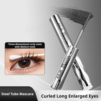 AOJN Slender＆Dense Mascara Smudge-Proof Long-Lasting Natural Curling Thickening Spiral Brush Mascara