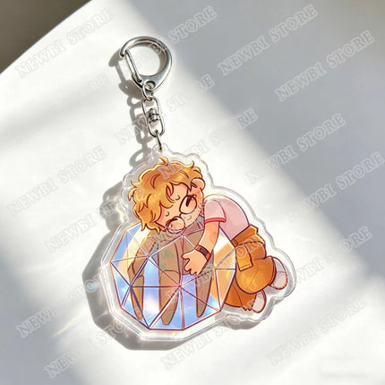Project Hail Mary Keychains Amaze Fist My Bump Keyrings Jewelry Manga Game Fans Gifts