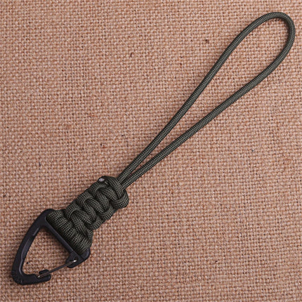 Triangular Buckle 7-Core Paracord Rope Keychain Handmade Survival Key Ring Men Women Outdoor Camping Car Hiking Backpack Gift