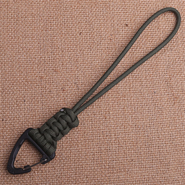 Triangular Buckle 7-Core Paracord Rope Keychain Handmade Survival Key Ring Men Women Outdoor Camping Car Hiking Backpack Gift