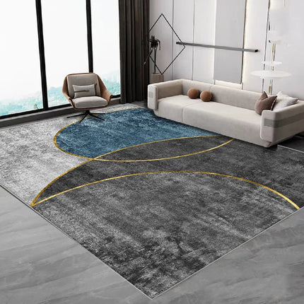 VIKAMA Nordic Minimalist Living Room Carpet, Easy-To-Clean Sofa and Coffee Table Pad, Bedroom Full Carpeting, Home Decoration